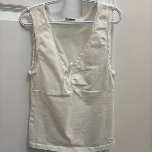 Aritzia Sunday Best Chill Nector Tank Top in White - Picture 2 of 13